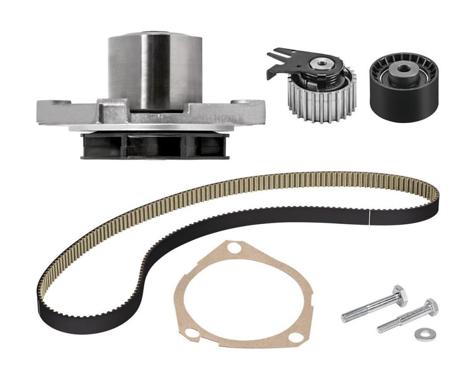 Pompe à eau + kit de courroie de distribution (Kit courroie de distribution) VALEO 614548
